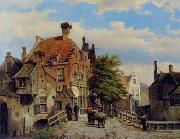 unknow artist European city landscape, street landsacpe, construction, frontstore, building and architecture.005 Germany oil painting reproduction